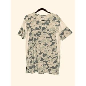 NXP Camo Crew Neck Short Sleeves Cotton T-Shirt Size Large